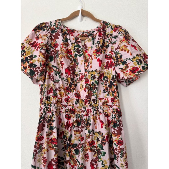 Anthropologie Maeve The Somerset Maxi Dress In Pink Floral L - Picture 7 of 11